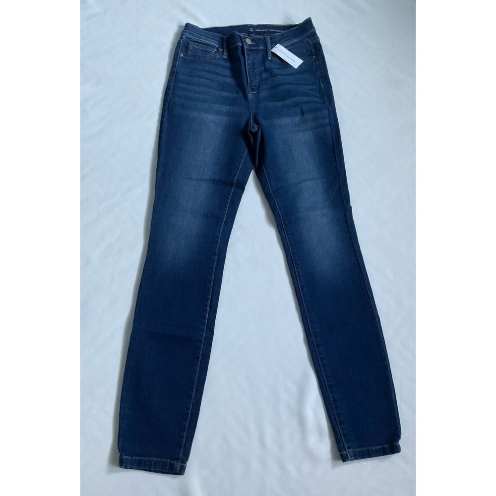 NY&C Women's High Waist Super Skinny Jeans blue Size 8